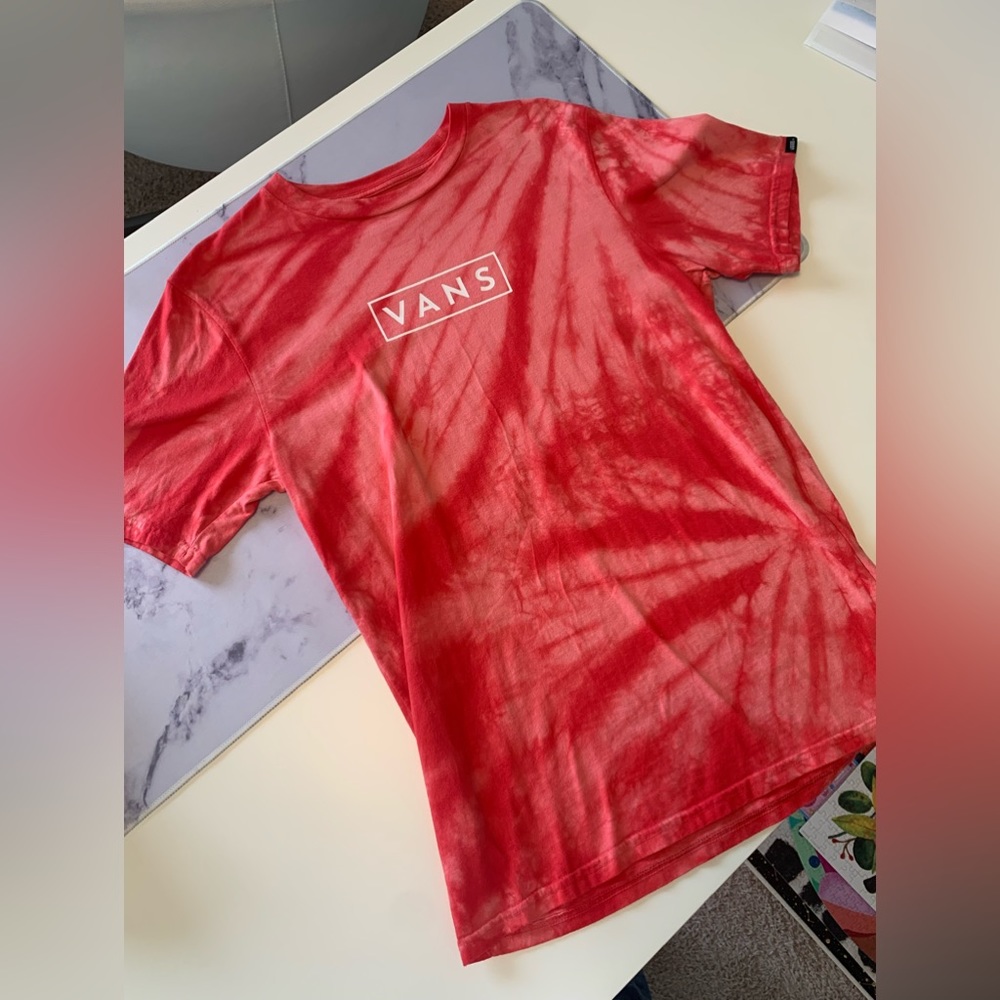 Vans Tie Dye Boys 12-14 or Womens XS-SP Graphic Tee